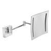 Alfi Brand Polished Chrm Wall Mount Sqr 8" 5x Magnifying Cosmetic Mirror W/ Light ABM8WLED-PC